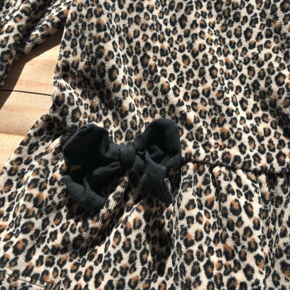 🍭6/$30 absorba leopard print velour tunic top 2T - Picture 2 of 5